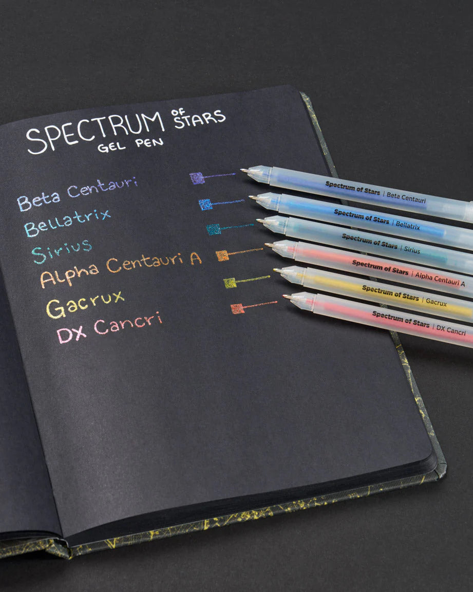 Spectrum of Stars Glitter Gel Pens