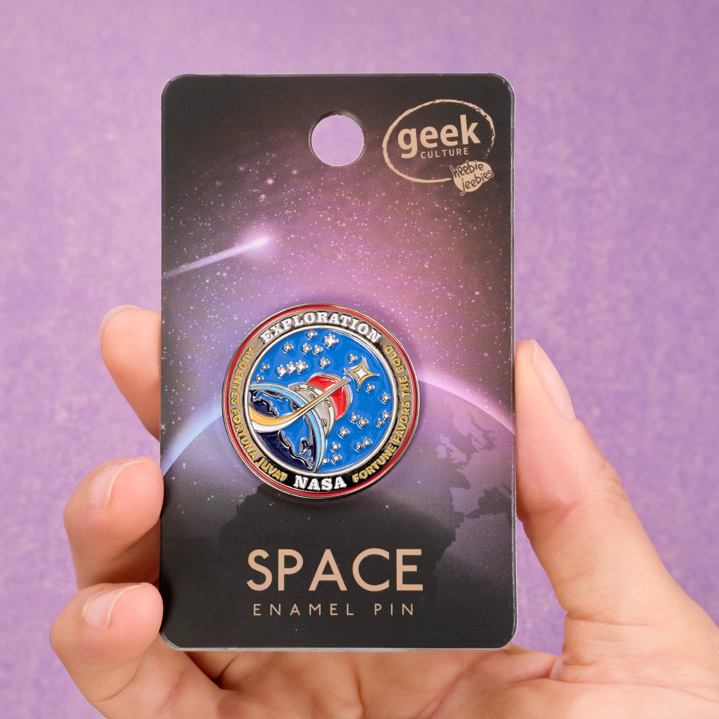 Space Nasa's Exploration Enamel Pin