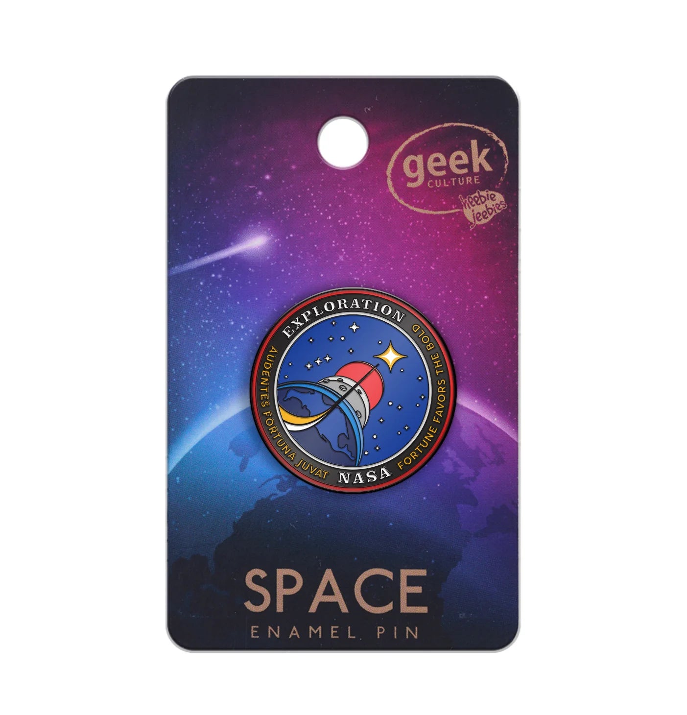 Space Nasa's Exploration Enamel Pin