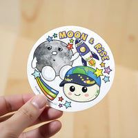 Rise & Moon - Celestial Buddy Sticker