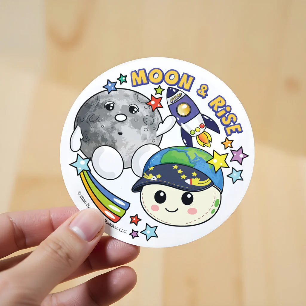 Rise & Moon - Celestial Buddy Sticker