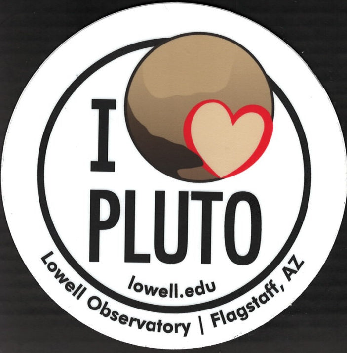 I Heart Pluto Round Sticker