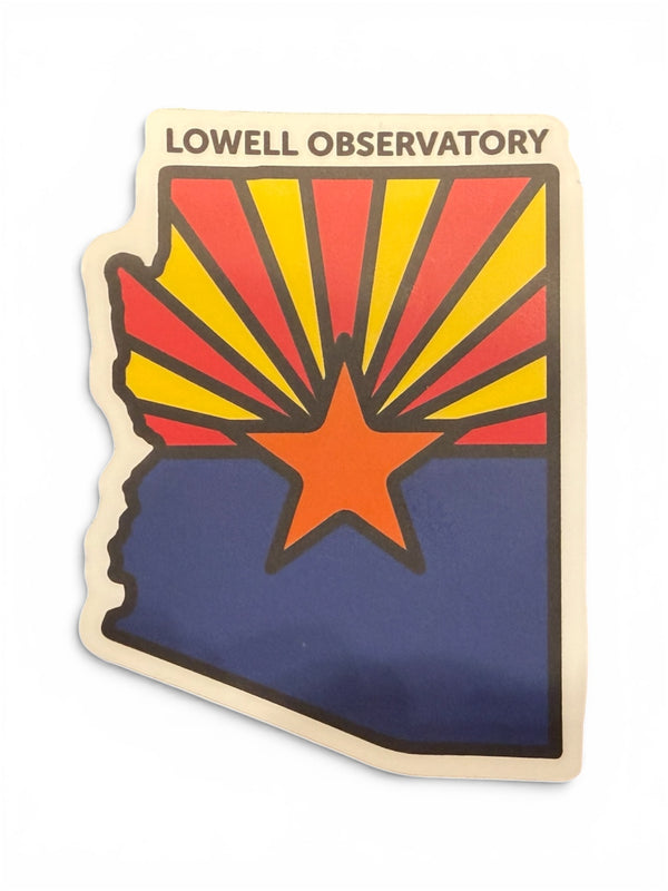 Lowell Observatory Arizona State Flag Sticker