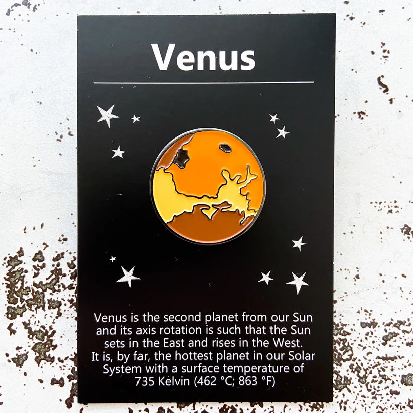 Planet Enamel Pins