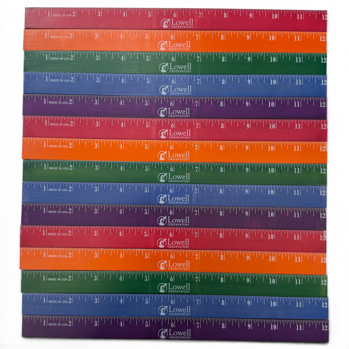 Lowell Observatory Color Changing 12" Ruler
