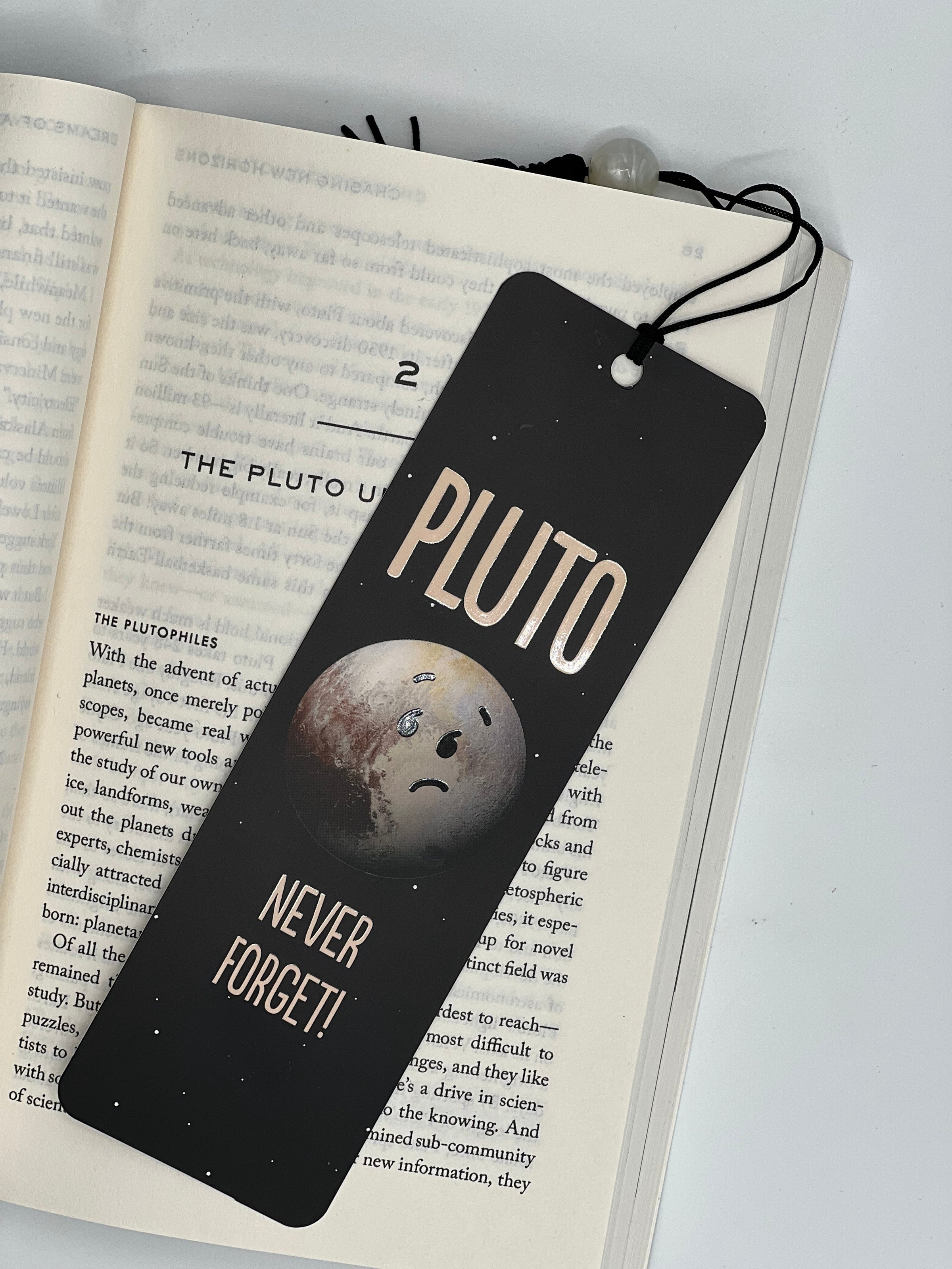 Pluto Never Forget! Bookmark