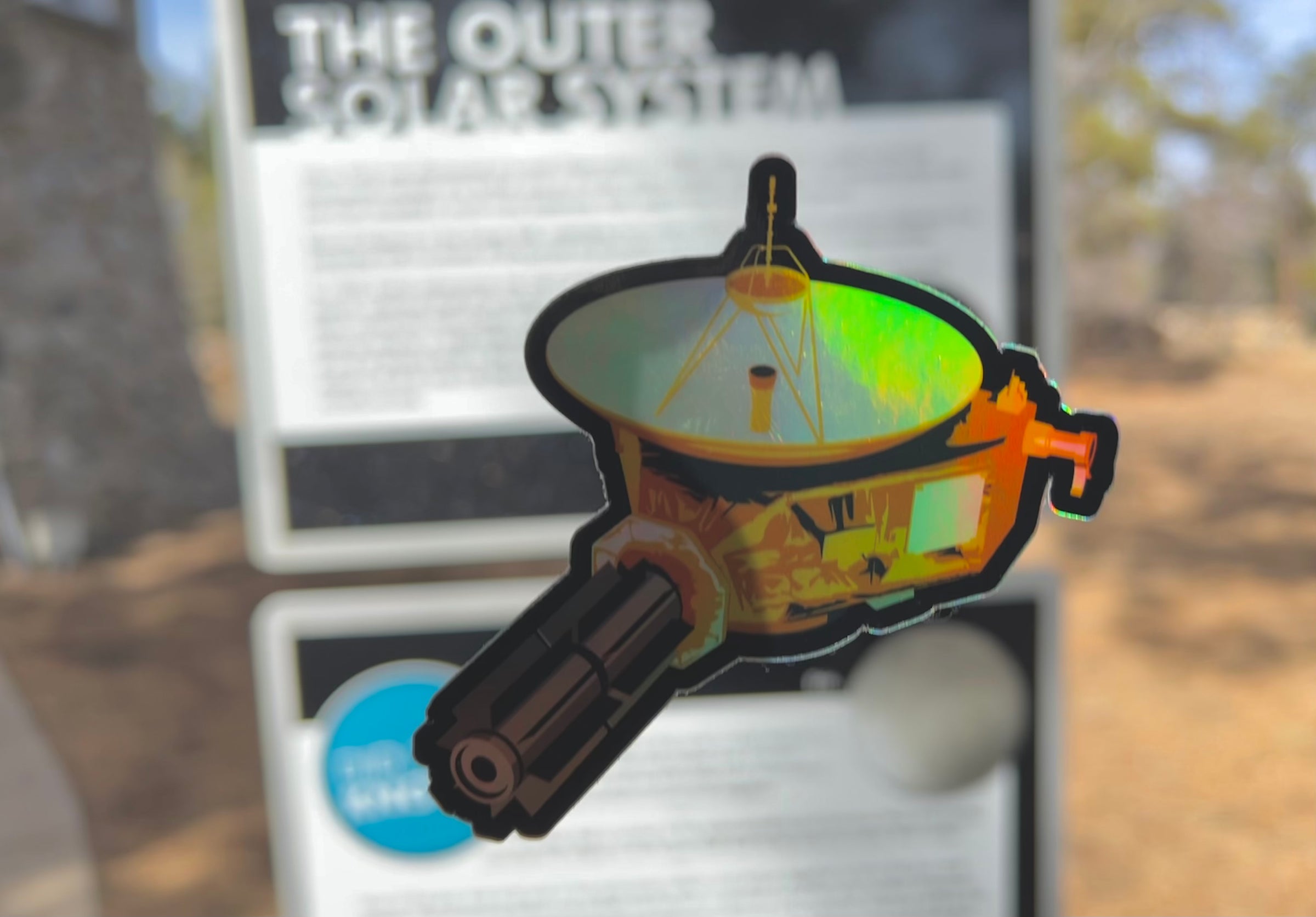 New Horizons Holographic Sticker