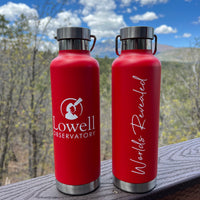 Lowell Observatory 24oz Red Bottle