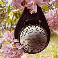 Lowell Benchmark Symbol Leather Keyring