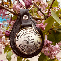 Lowell Benchmark Symbol Leather Keyring