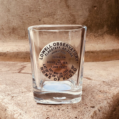 Lowell Benchmark Symbol Shot Glass