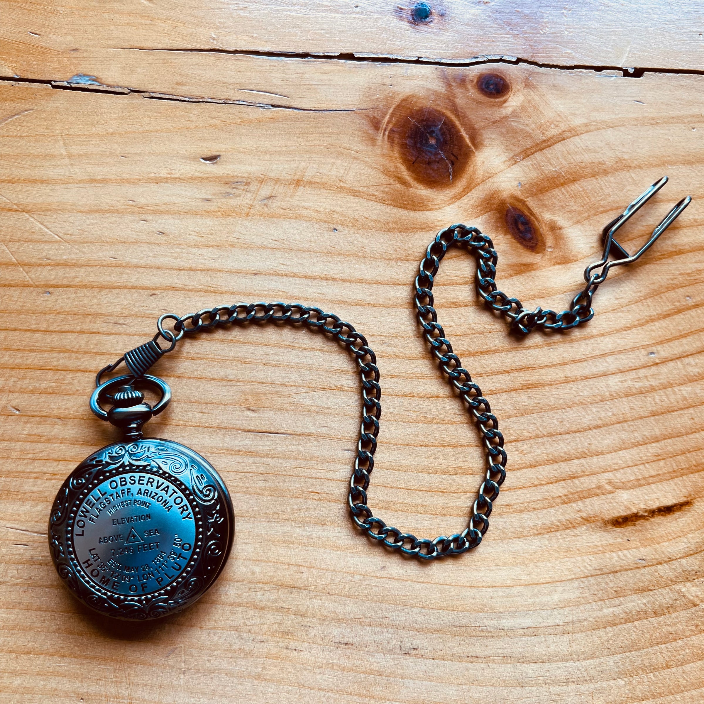 Lowell Benchmark Symbol Pocket Watch