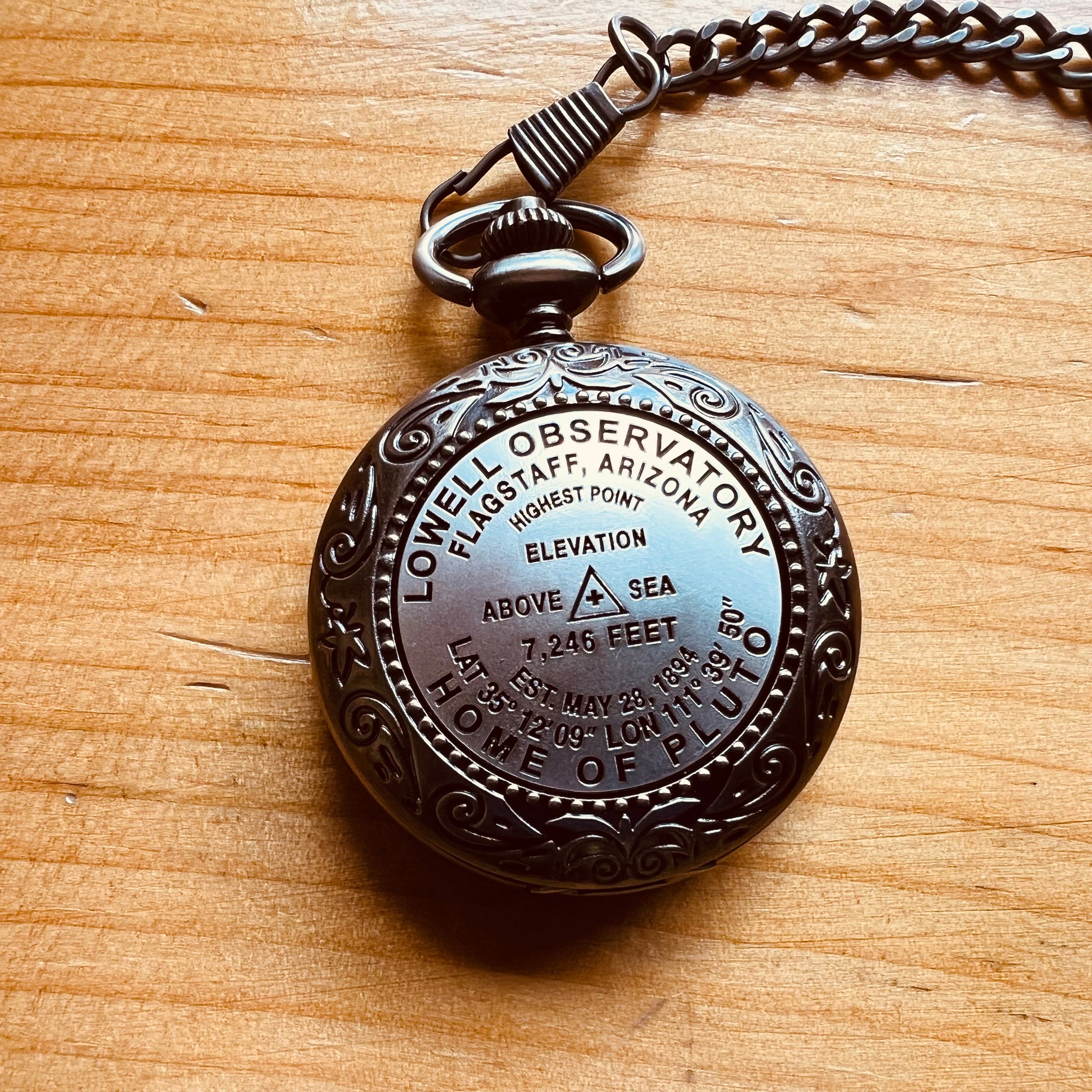 Lowell Benchmark Symbol Pocket Watch