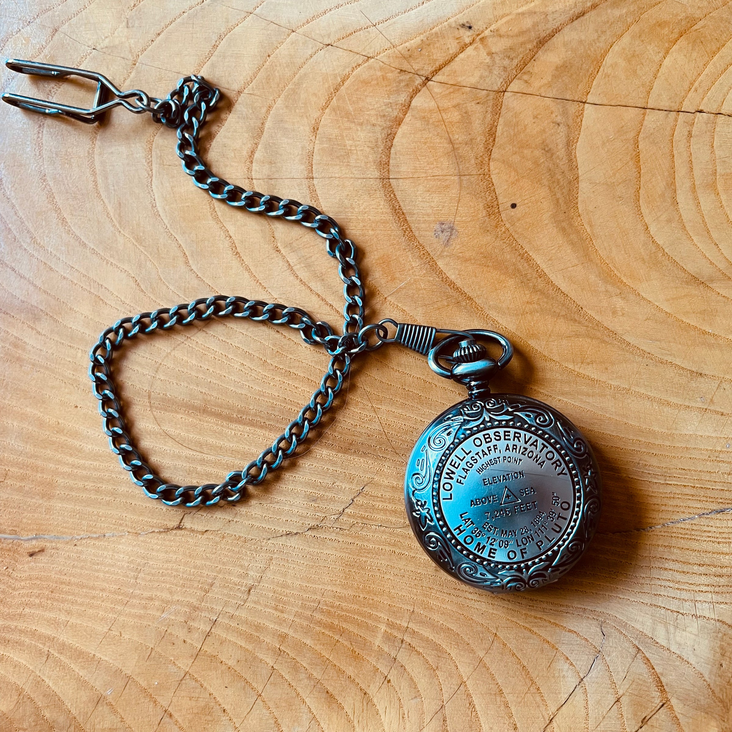 Lowell Benchmark Symbol Pocket Watch