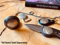 Lowell Benchmark Symbol Leather Keyring