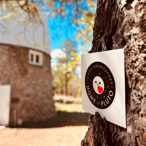Lowell Home Of Pluto Round Sticker