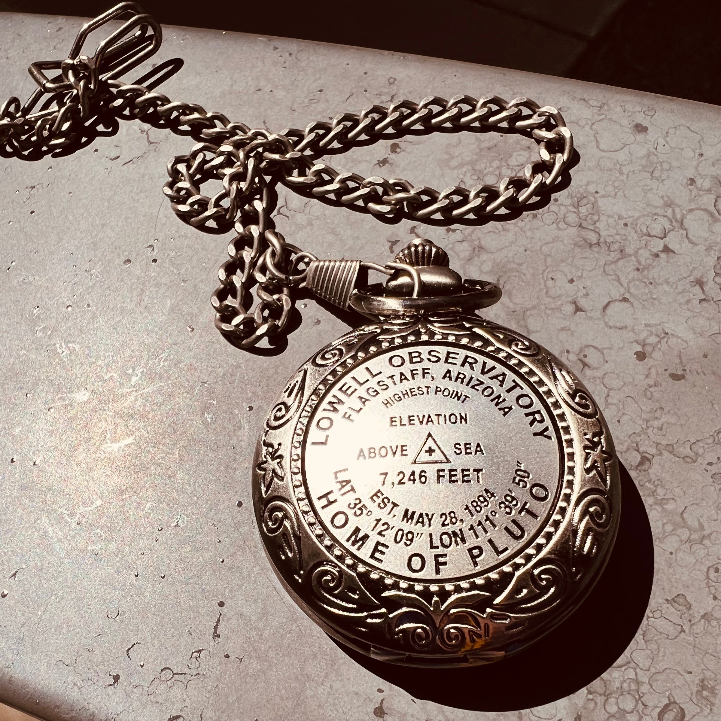 Lowell Benchmark Symbol Pocket Watch