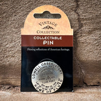 Lowell Benchmark Symbol Pin