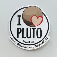 I Heart Pluto Round Sticker
