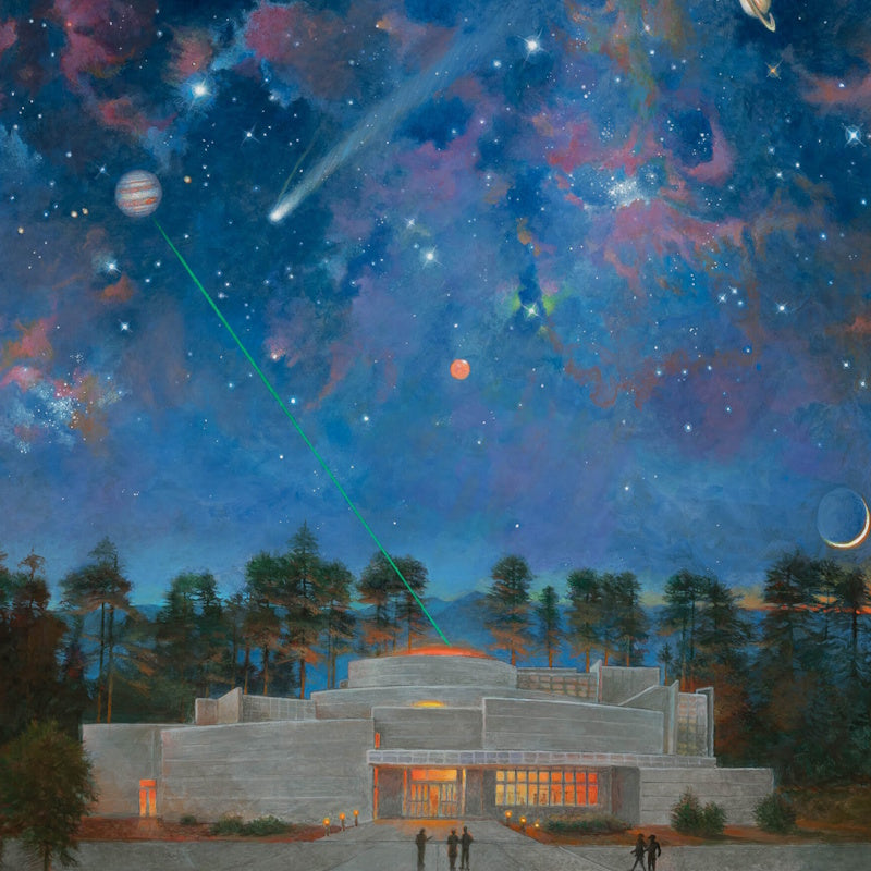 Authentic Cards Earth Americas - Magnet | Lowell Observatory