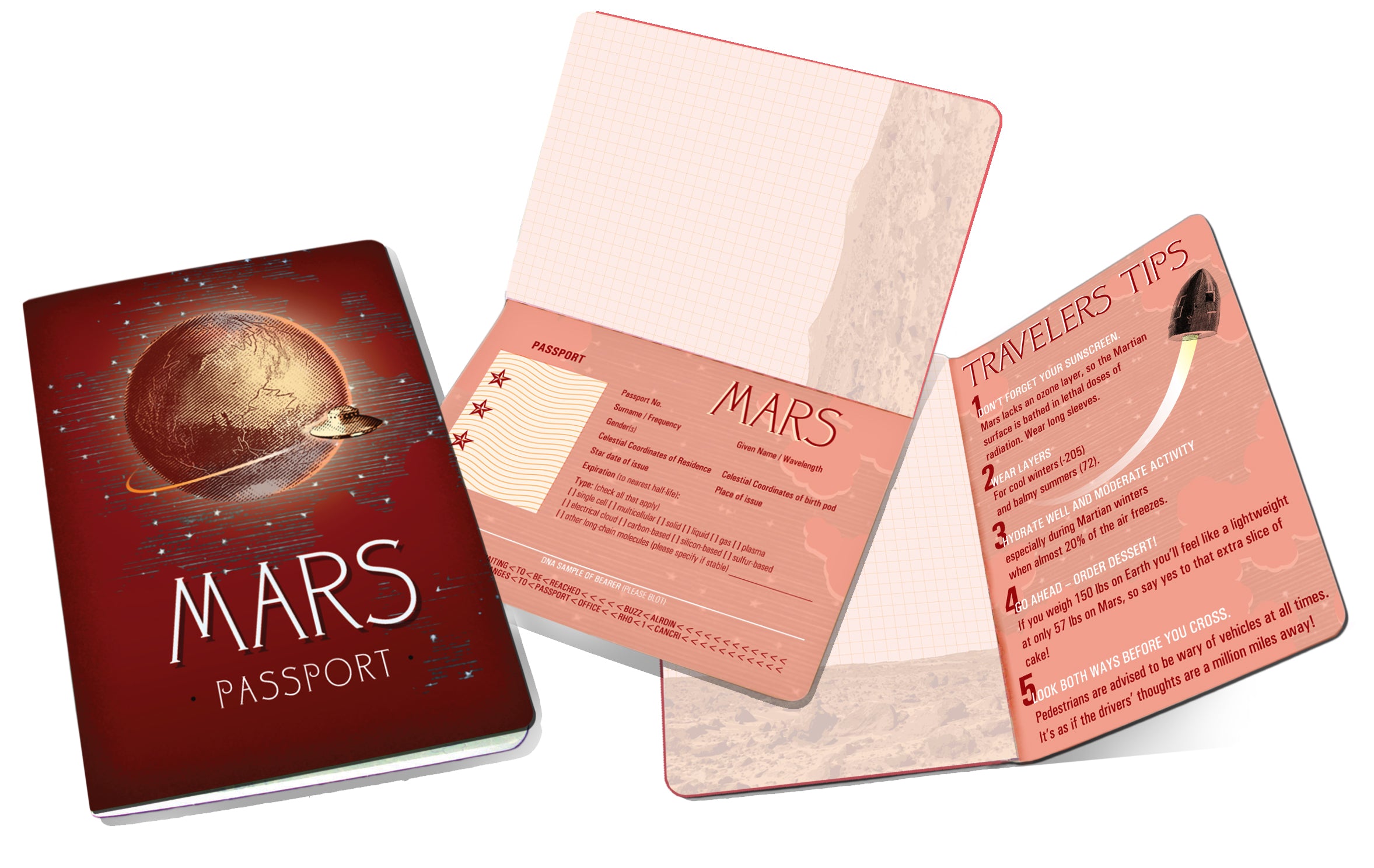 Passport to Mars Notebook