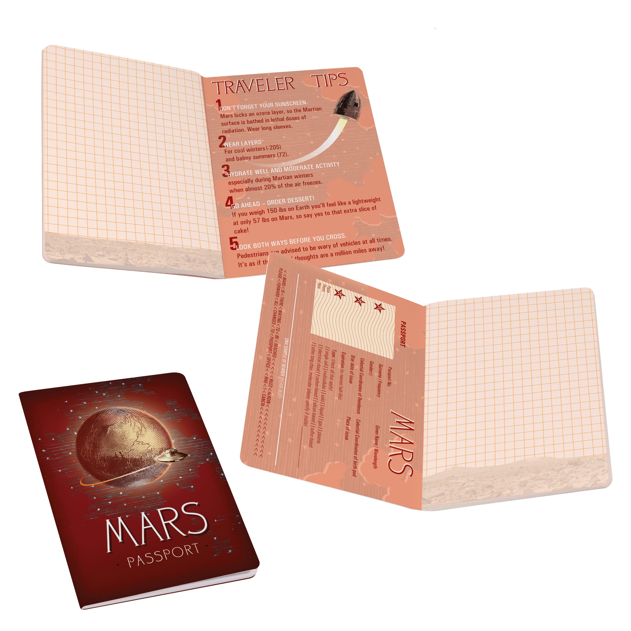 Passport to Mars Notebook