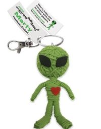Marty the Alien String Keychain