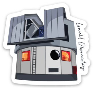 Mini Lowell Discovery Telescope Sticker