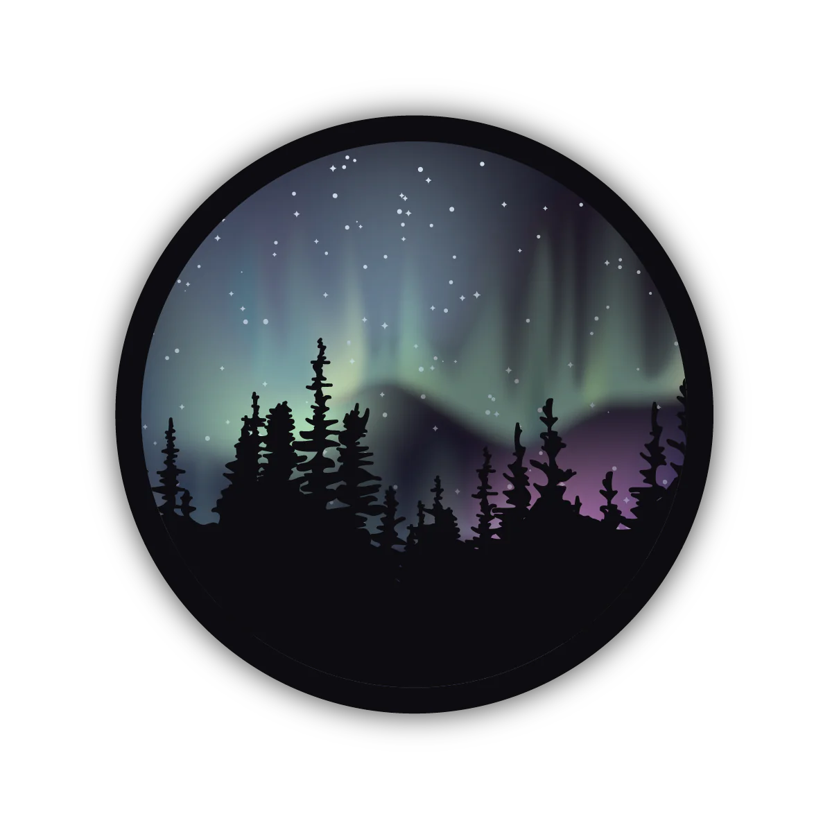 Northern Lights Sticker