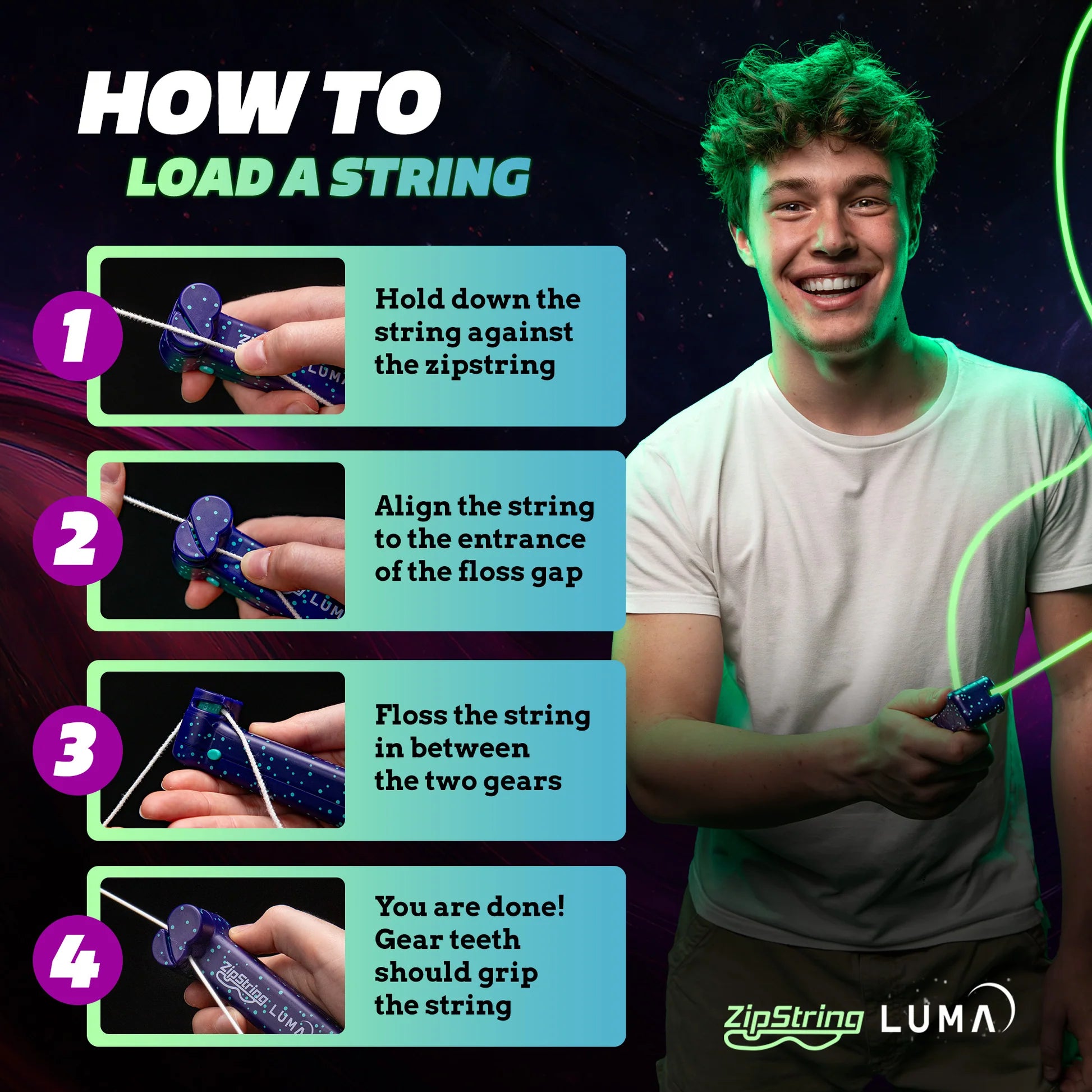 Zip String Luma