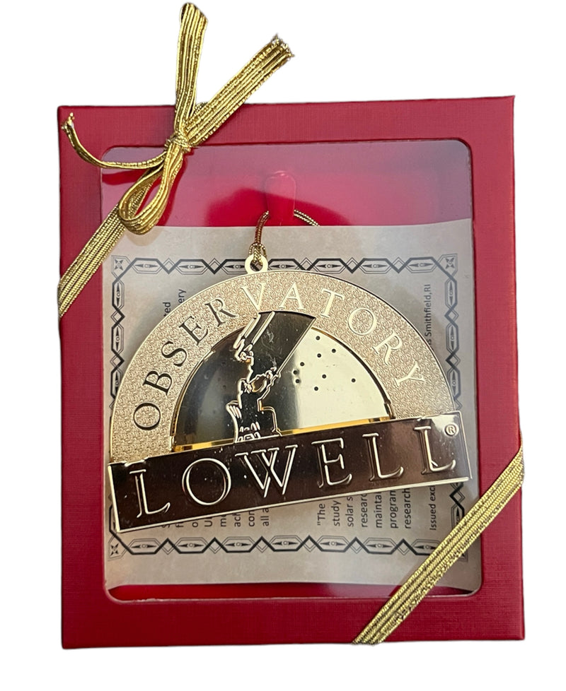 Lowell Logo 3D Ornament