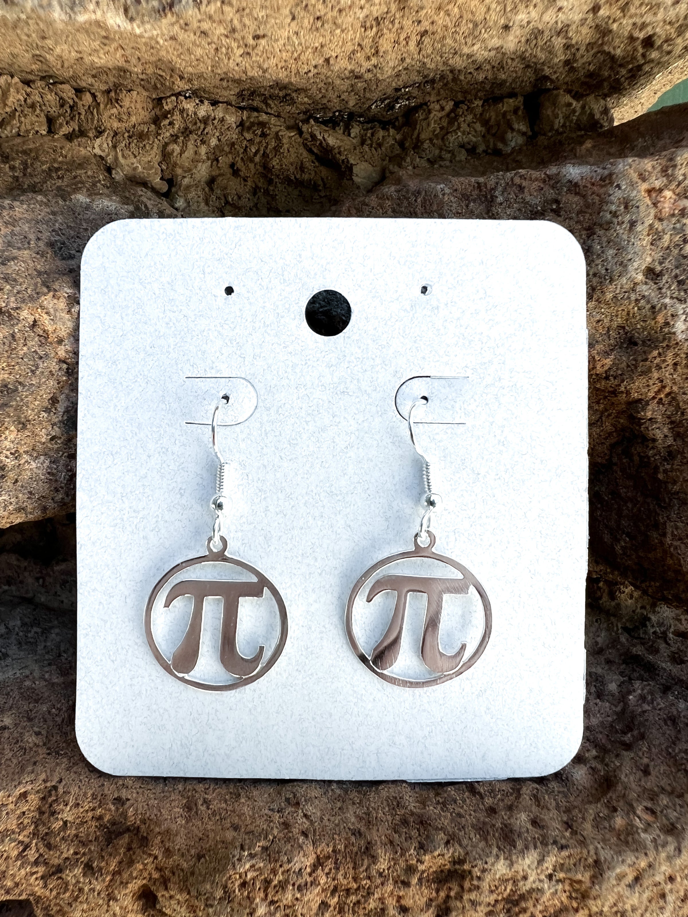 Pi earrings