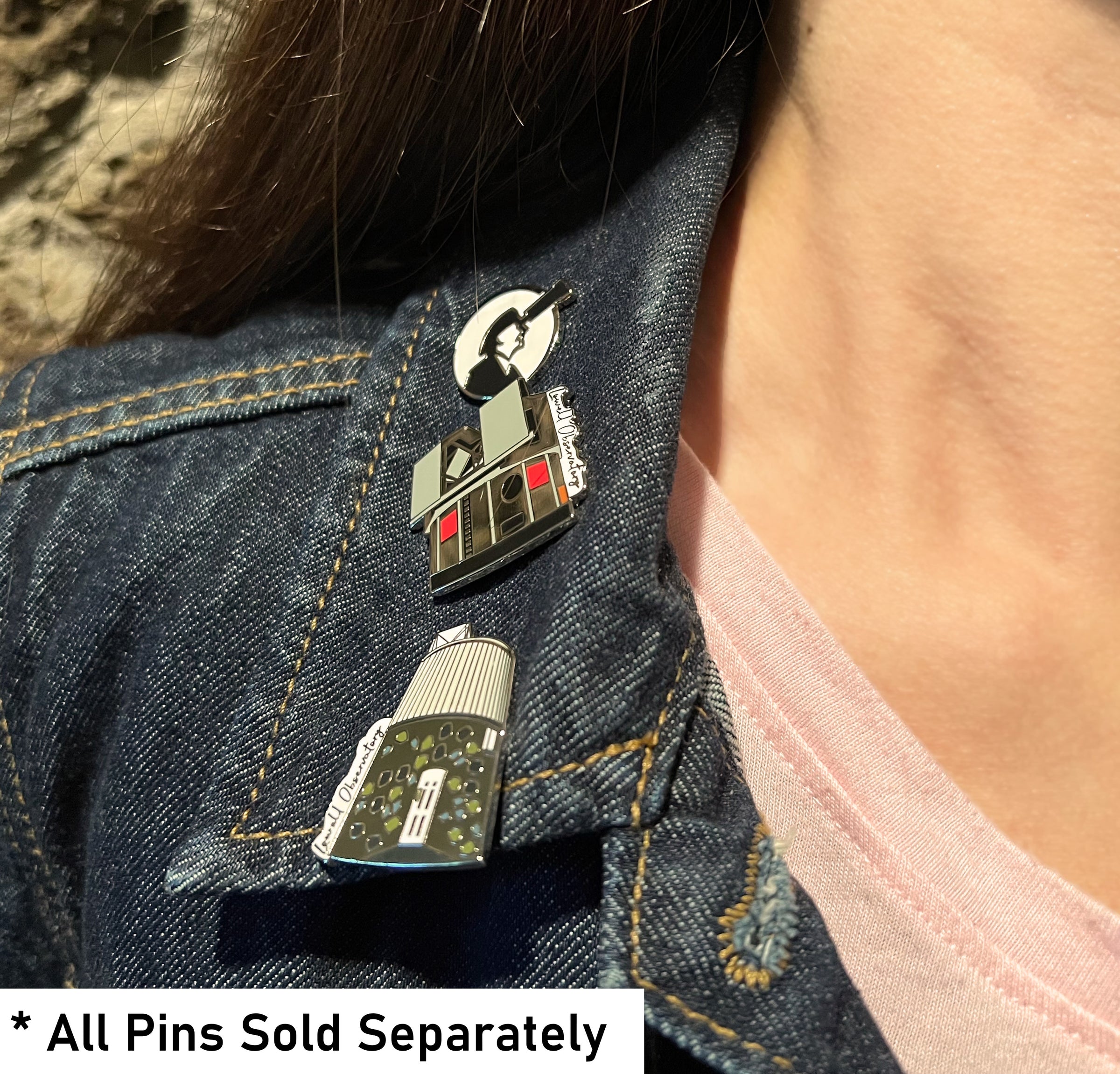 Pluto Dome Lapel Pin