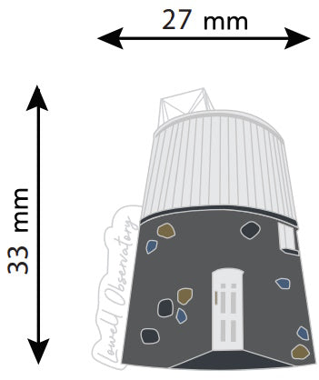Pluto Dome Lapel Pin