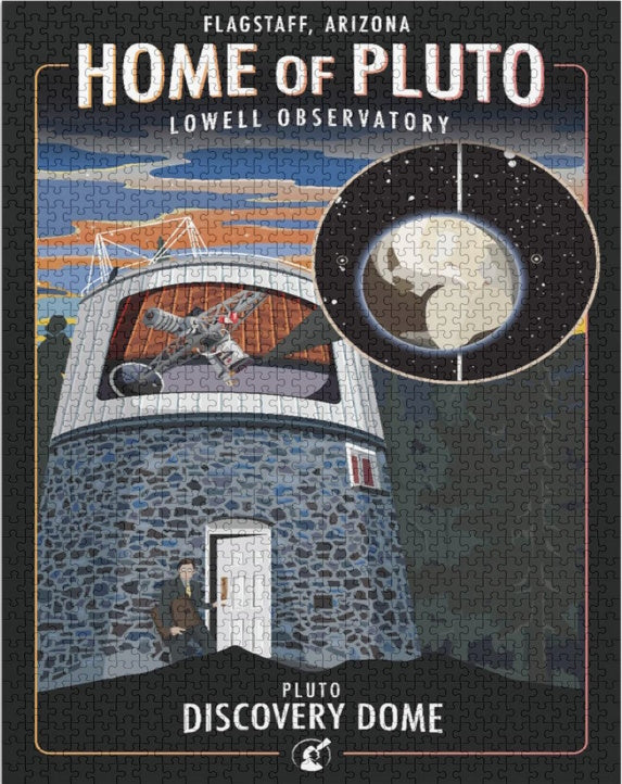 Retro Pluto Discovery Dome 1000pc Puzzle