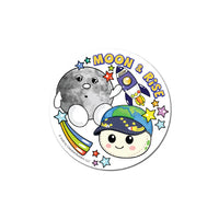 Rise & Moon - Celestial Buddy Sticker