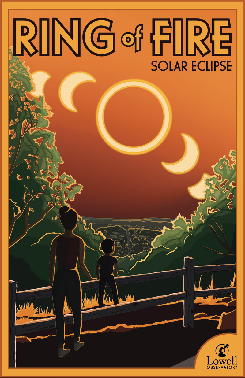 Ring Of Fire Eclipse Sticker