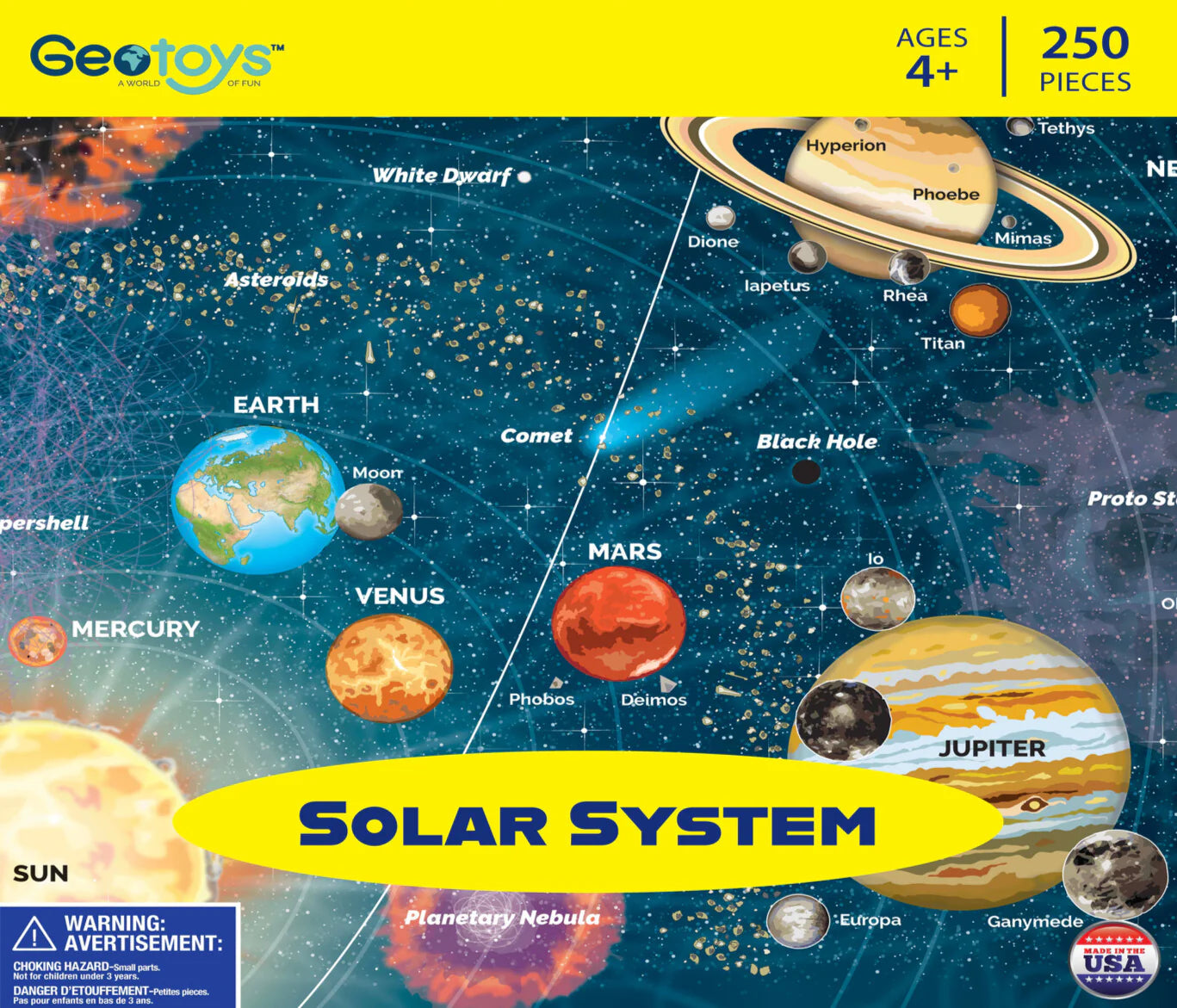 DISC - 250 Piece Solar System Puzzle