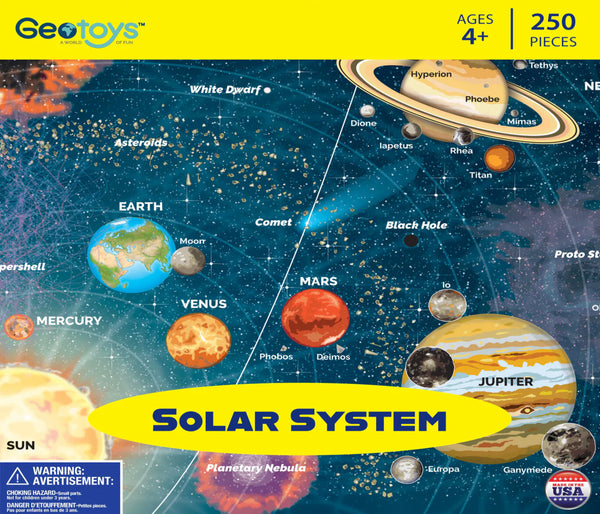 DISC - 250 Piece Solar System Puzzle