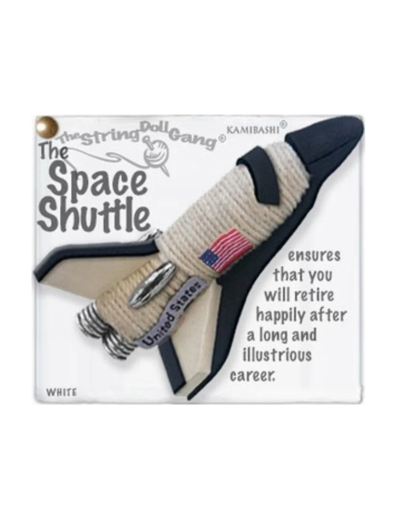 Space Shuttle String Keychain