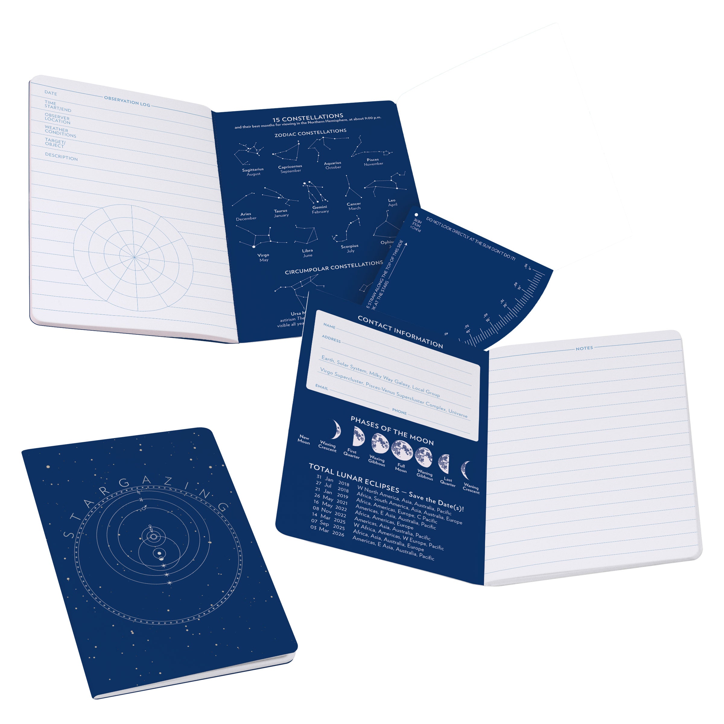 Stargazing Notebook Pocket Size