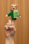 Nikola Tesla Finger Puppet Magnet