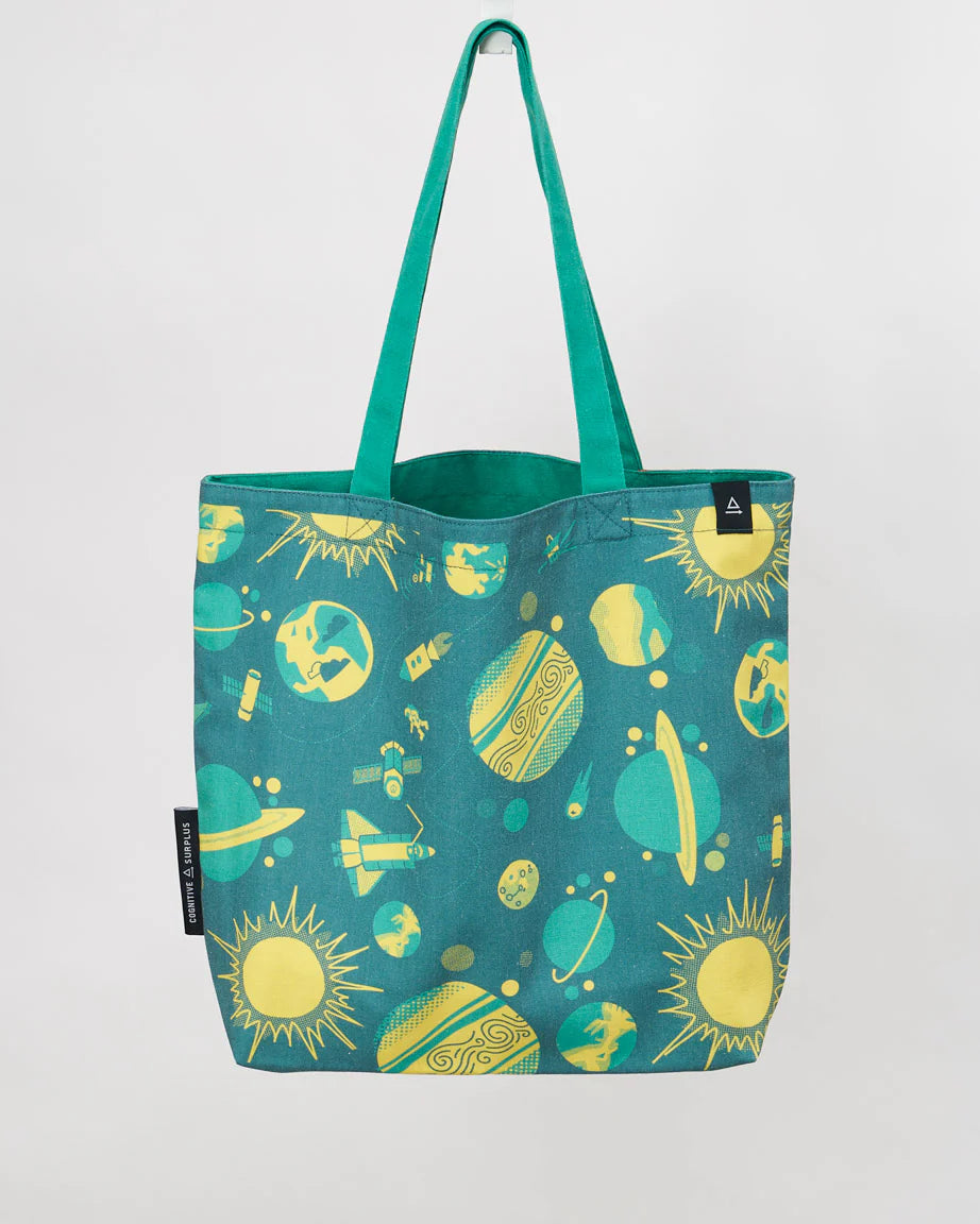 Retro Space Shoulder Tote