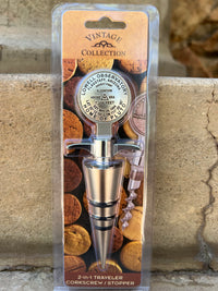 Lowell Benchmark Symbol Wine Stopper