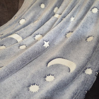 Galaxy Glow in the Dark Blanket