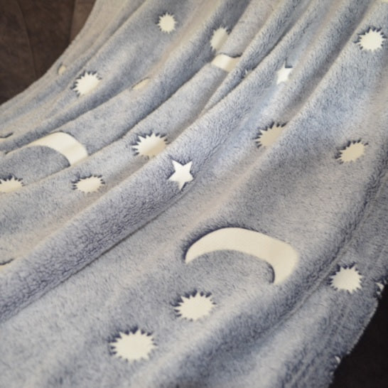 Galaxy Glow in the Dark Blanket