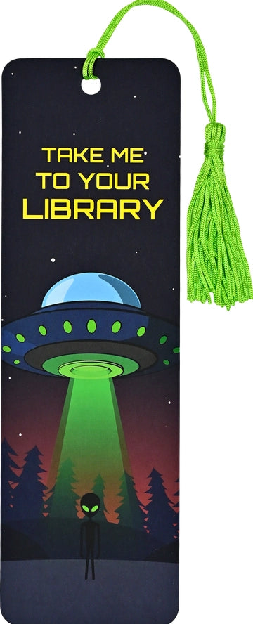 Take Me To Your Library Bookmark
