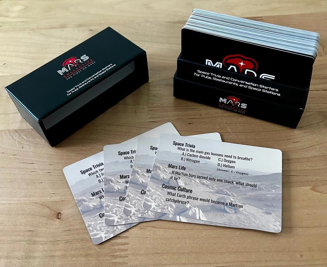 Mars Collective Trivia and Conversation Starter Card Deck