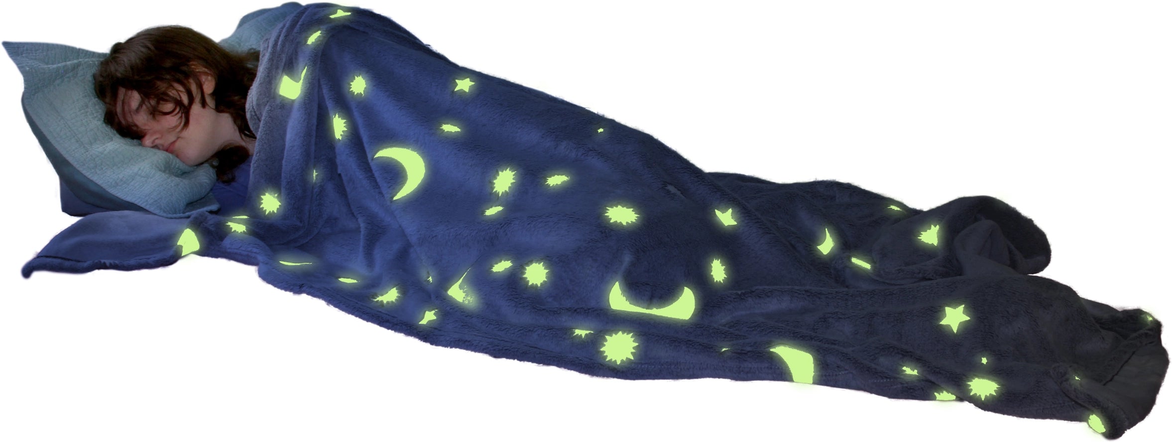 Galaxy Glow in the Dark Blanket