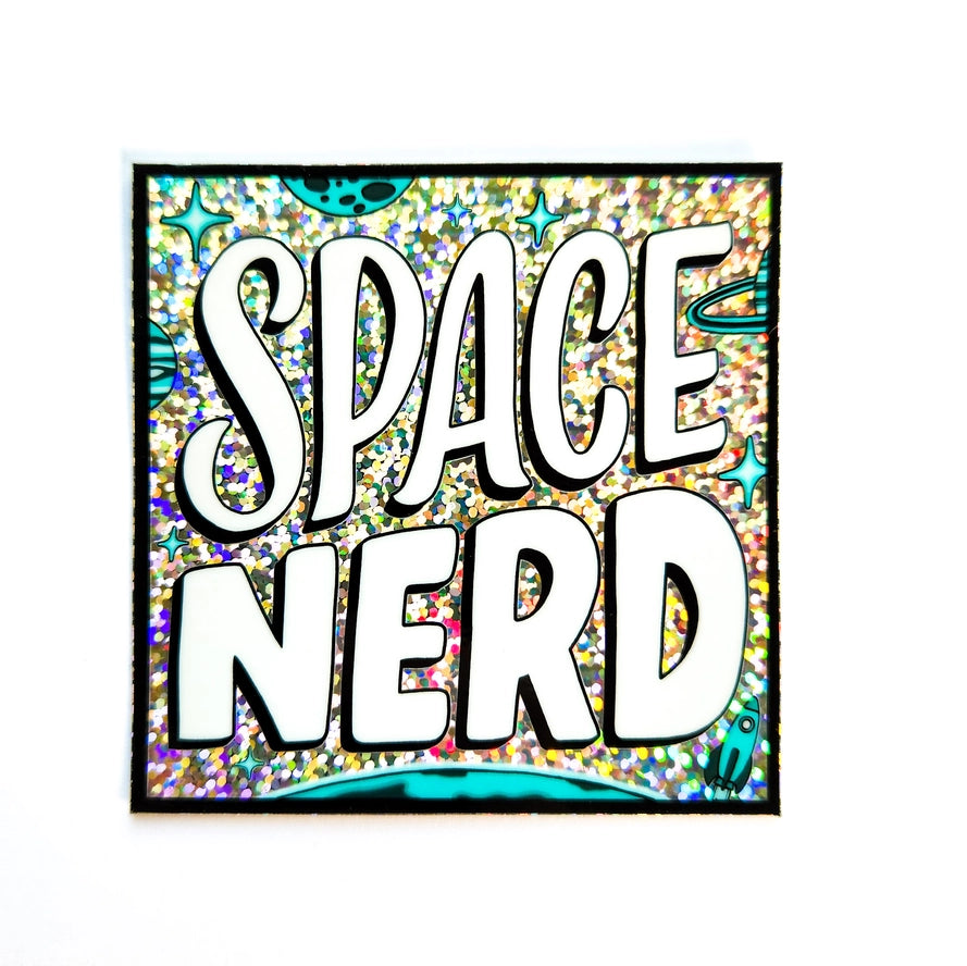Space Nerd Sticker